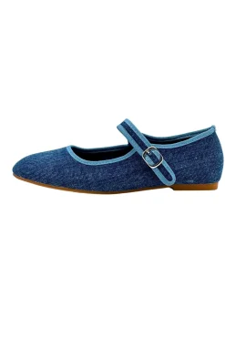Bailarina Bicolor Denim