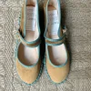 Bailarina turquesa/ocre