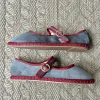 Bailarinas gris/bourdeos