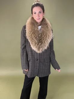 Blazer cuadros paño West