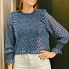 Blusa engomada Blue