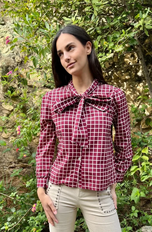 Blusa Kuadro lazada Bourdeos