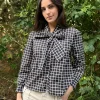 Blusa Kuadro lazada negro