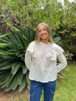 Blusa lunares hilo