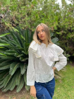 Blusa lunares hilo