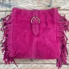 Bolso flecos hebilla