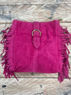 Bolso flecos hebilla