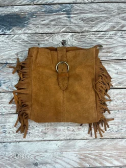 Bolso flecos hebilla