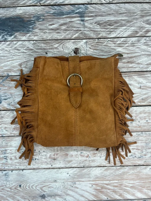 Bolso flecos hebilla