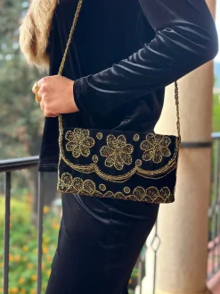 Bolso terciopelo Luun