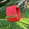 Brazalete bolitas rojo