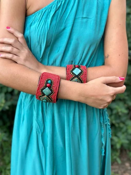 Brazalete masai Bolitas