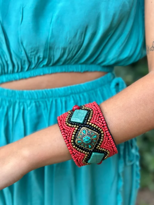 Brazalete masai Bolitas