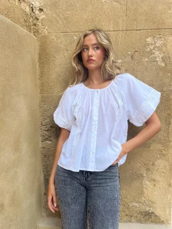Camisa Blanca mangas abullonadas