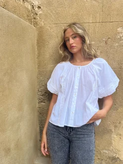 Camisa Blanca mangas abullonadas