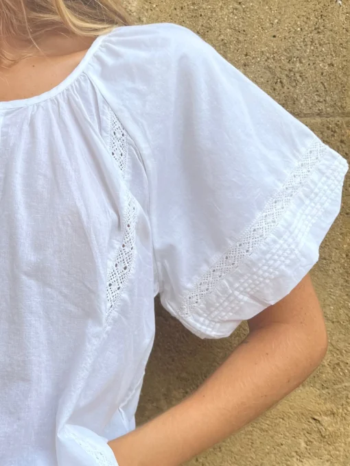 Camisa Blanca mangas abullonadas