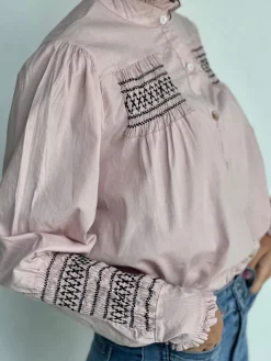Camisa Cuarteles rosa
