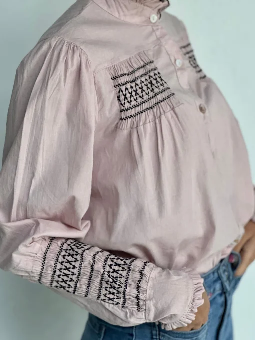 Camisa Cuarteles rosa