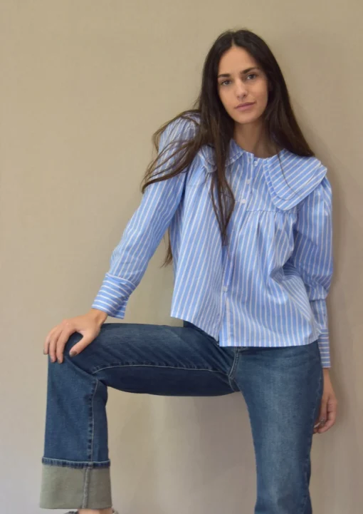 Camisa cuello bobo Villa