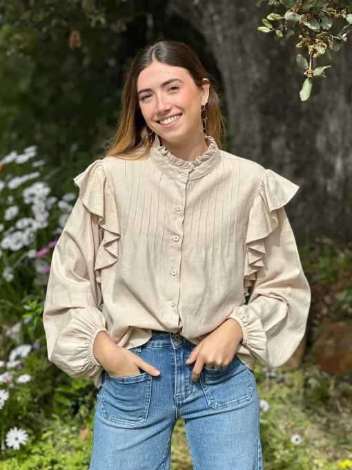 Camisa Denim Algodón