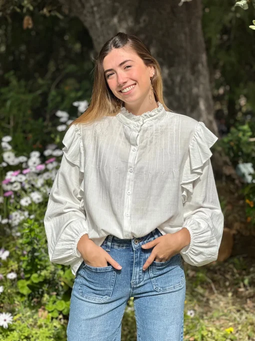 Camisa Denim Algodón