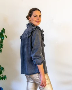 Camisa denim Grey