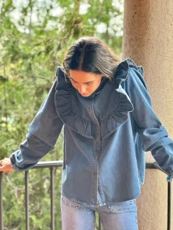 Camisa denim Grey