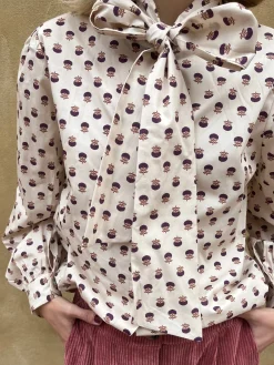 Camisa estampada lazo