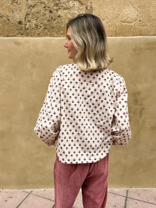 Camisa estampada lazo