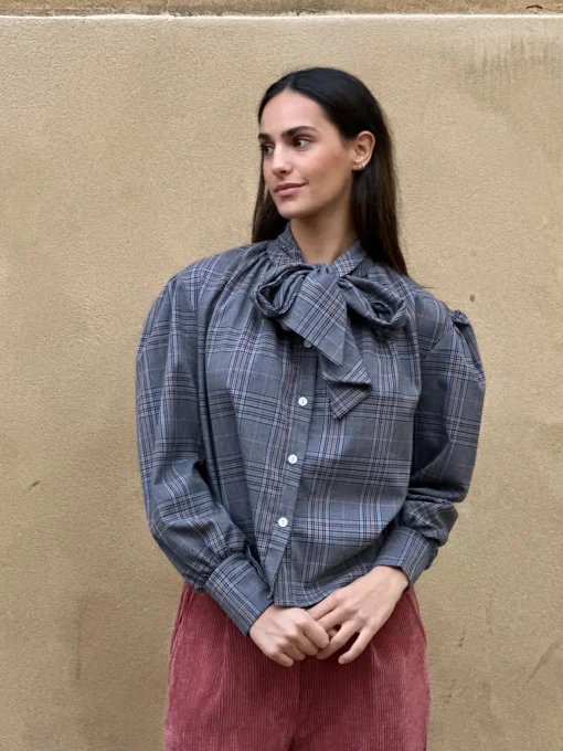 Camisa lazada cuadros