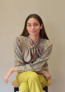 Camisa lazo estampada Perun