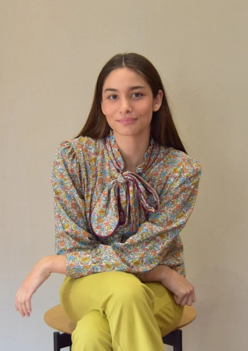 Camisa lazo estampada Perun