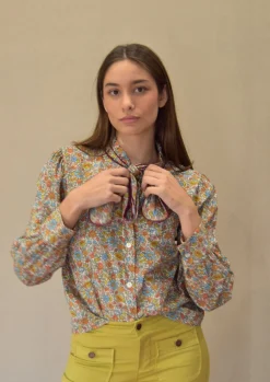 Camisa lazo estampada Perun