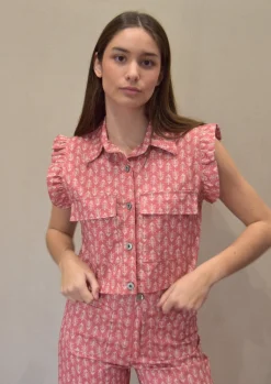 Chaleco estampado Parla