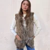 Chaleco pelo bolsillos