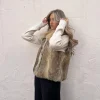 Chaleco pelo natural corto