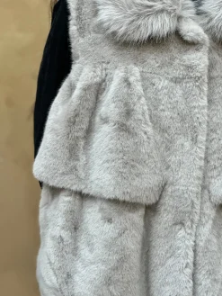 Chaleco pelo sintético