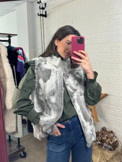 Chaleco pelo Snow