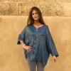 Chaqueta lentejuelas petróleo