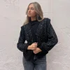 Chaqueta punto lentejuelas