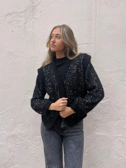 Chaqueta punto lentejuelas