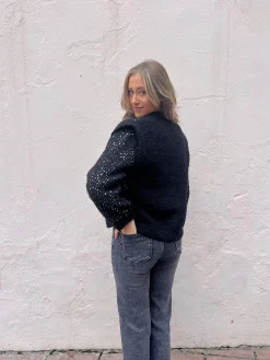 Chaqueta punto lentejuelas