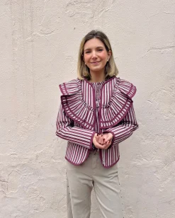 Chaqueta volante raya Bourdeos