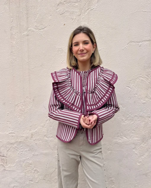 Chaqueta volante raya Bourdeos