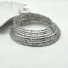 Chocker plateado bolitas centre