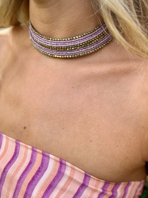 Chocker rigido lila