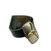 Cinturón chapa vaca Silver/Gold