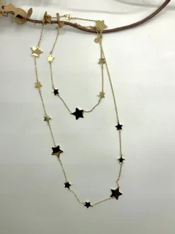 Colgante estrellas largo