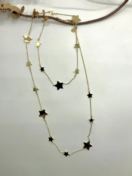 Colgante estrellas largo
