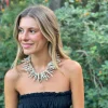 Collar corales beige
